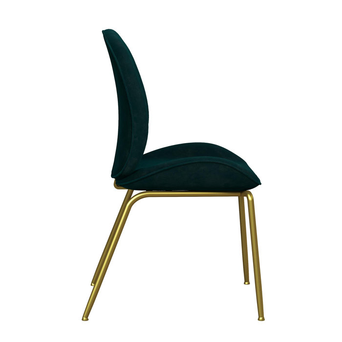 CosmoLiving by Cosmopolitan Astor Velvet Upholstered Side Chair